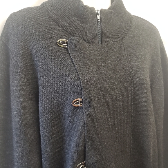 Nara Maglie Merino Wool Blend Cardigan Sweater - Picture 3 of 14